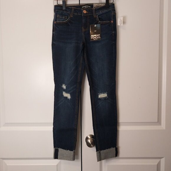 Tilly's Almost Famous Premium Ankle Juniors Jeans - Picture 1 of 8